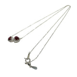 ★★最終特価品 ハート2連 ルビー 計0.96ct ダイヤモンド 計0.18ct ネックレス Pt950プラチナ/Pt850プラチナ 3.4g 46cm レディース
【中古】【真子質店】【NN】




【SxT】
