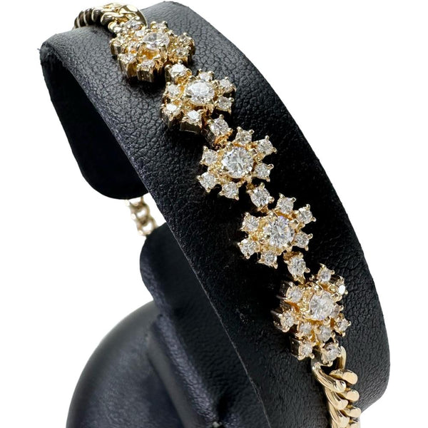 5連フラワー風 ダイヤモンド 1.155ct ブレスレット K18ゴールド 18金 14.2g 17cm レディース
【中古】【真子質店】【NN】




【IMiKx】