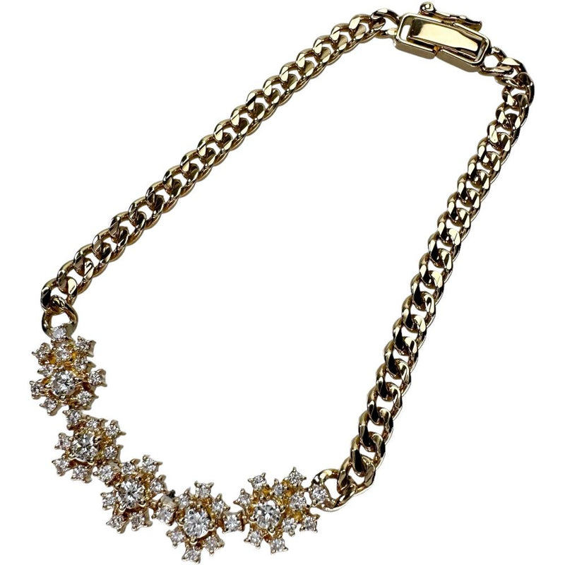 5連フラワー風 ダイヤモンド 1.155ct ブレスレット K18ゴールド 18金 14.2g 17cm レディース
【中古】【真子質店】【NN】




【IMiKx】