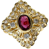 9号 ルビー 計0.71ct ダイヤモンド 計0.38ct リング・指輪 K18ゴールド 18金 4.2g レディース
【中古】【真子質店】【NN】




【MoMaS】