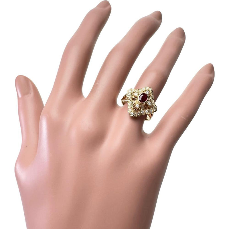 9号 ルビー 計0.71ct ダイヤモンド 計0.38ct リング・指輪 K18ゴールド 18金 4.2g レディース
【中古】【真子質店】【NN】




【MoMaS】