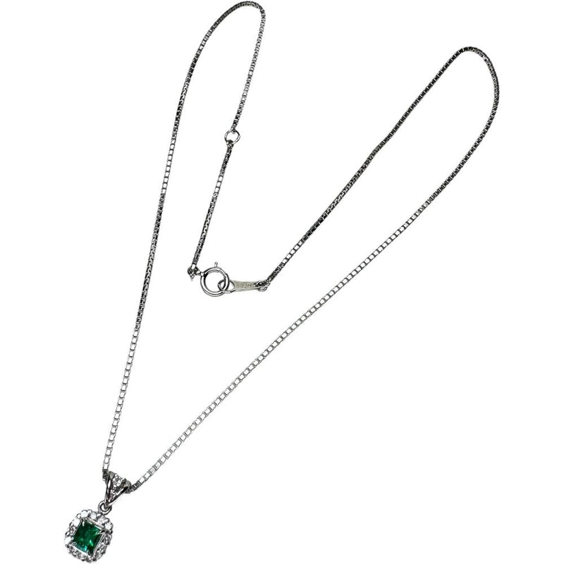 エメラルド 0.33ct ダイヤモンド 計0.21ct ネックレス Pt900プラチナ/Pt850プラチナ 6.3g 40cm レディース
【中古】【真子質店】【NN】




【DSMo】