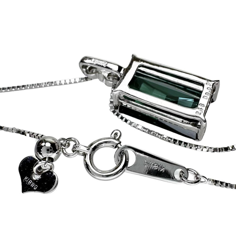 グリーントルマリン 2.46ct ダイヤモンド 計0.03ct ネックレス K18WGホワイトゴールド 18金 2.5g 45cm レディース
【中古】【真子質店】【NN】




【MaMiMo】