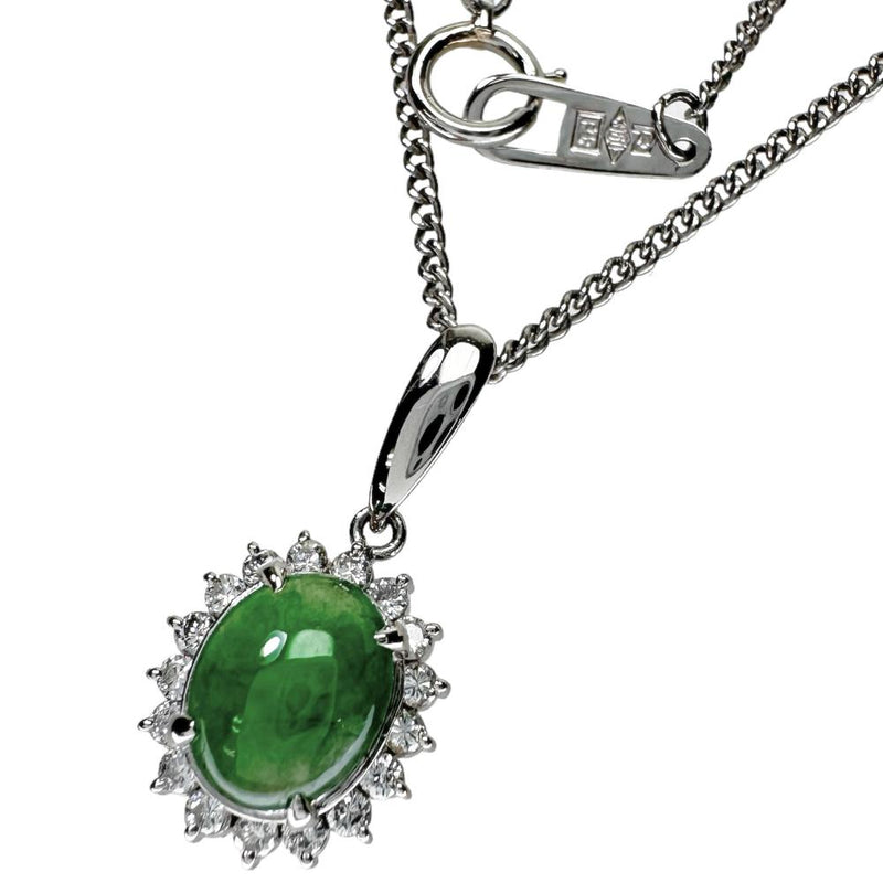 ★★最終特価品 ヒスイ 1.28ct ダイヤモンド 計0.28ct ネックレス Pt900プラチナ/Pt850プラチナ 6.1g 42cm レディース
【中古】【真子質店】【NN】




【YxMo】