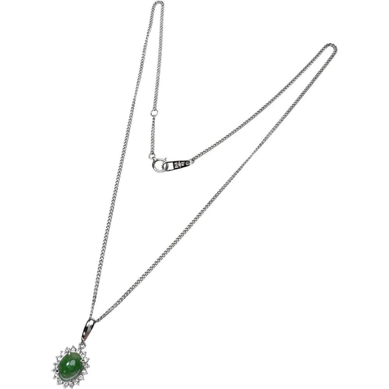 ★★最終特価品 ヒスイ 1.28ct ダイヤモンド 計0.28ct ネックレス Pt900プラチナ/Pt850プラチナ 6.1g 42cm レディース
【中古】【真子質店】【NN】




【YxMo】