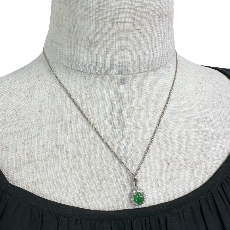 ★★最終特価品 ヒスイ 1.28ct ダイヤモンド 計0.28ct ネックレス Pt900プラチナ/Pt850プラチナ 6.1g 42cm レディース
【中古】【真子質店】【NN】




【YxMo】