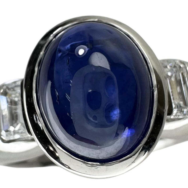 13号 カボションカットサファイア 3.72ct ダイヤモンド 計0.38ct リング・指輪 Pt900プラチナ 10.1g レディース
【中古】【真子質店】【NN】




【MiSI】