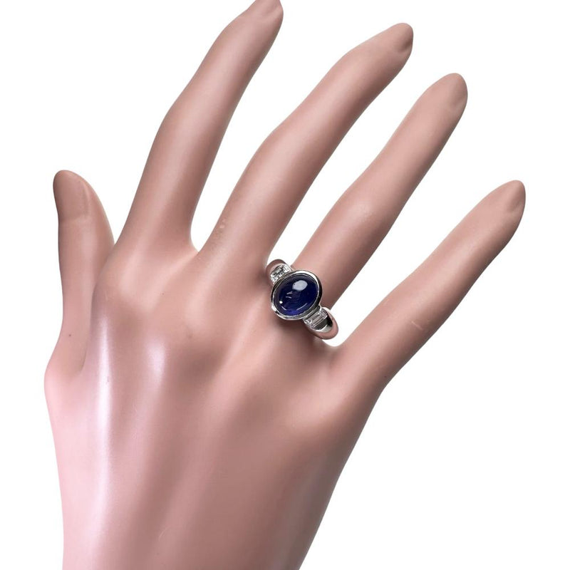 13号 カボションカットサファイア 3.72ct ダイヤモンド 計0.38ct リング・指輪 Pt900プラチナ 10.1g レディース
【中古】【真子質店】【NN】




【MiSI】