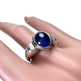 13号 カボションカットサファイア 3.72ct ダイヤモンド 計0.38ct リング・指輪 Pt900プラチナ 10.1g レディース
【中古】【真子質店】【NN】




【MiSI】