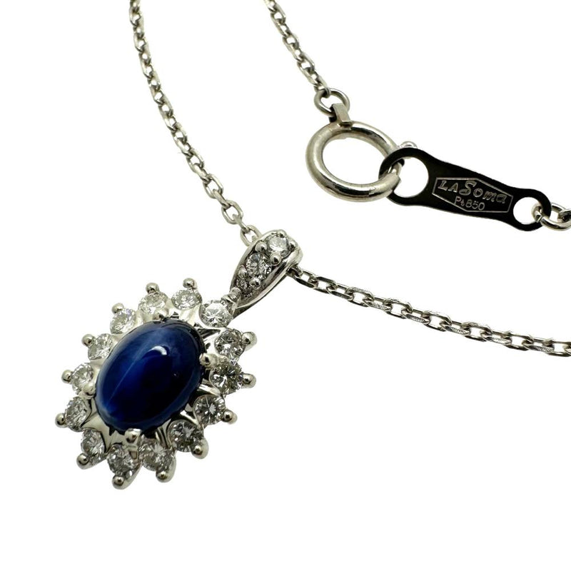 ★★最終特価品 カボションカットサファイア 0.94ct ダイヤモンド 計0.33ct ネックレス Pt900プラチナ/Pt850プラチナ 4.8g 42cm レディース
【中古】【真子質店】【NN】




【DMoI】