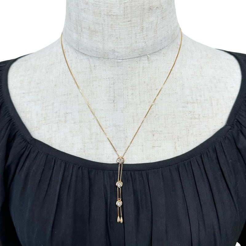 3石ダイヤスライド ダイヤモンド（推定J-SIクラス） 0.50ct ネックレス K18ゴールド 18金 6.8g 52cm レディース
【中古】【真子質店】【NN】




【SMoK】