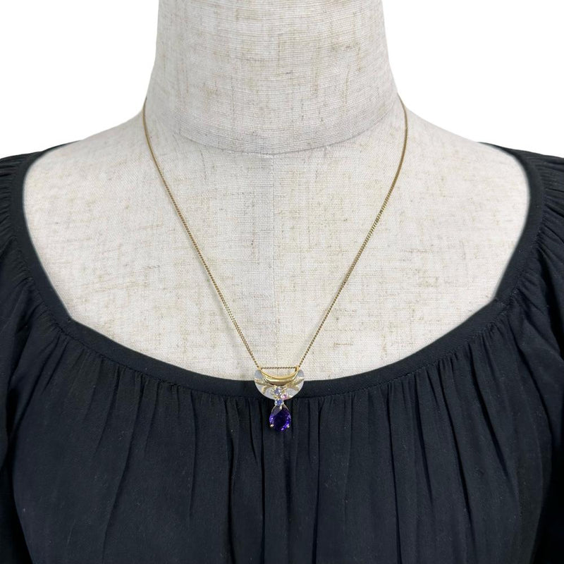 【DESIGNER JEWELRY/作家ジュエリー】 名執左結里 アメジスト 2.31ct マルチストーン 0.19/0.11ct ペンダントトップ K18ゴールド 18金 4.4g レディース
【中古】【真子質店】【NN】




【DMiD】