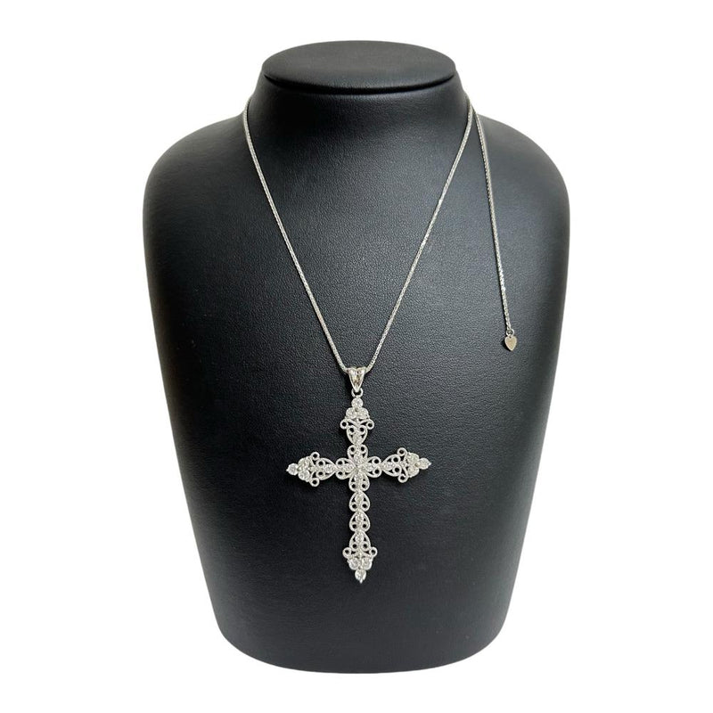 ★★最終特価品 クロス ダイヤモンド 計3.01ct ネックレス Pt900プラチナ/Pt850プラチナ 22.8g 50cm レディース
【中古】【真子質店】【NN】




【TIxI】