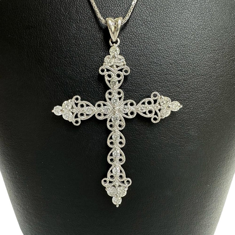 ★★最終特価品 クロス ダイヤモンド 計3.01ct ネックレス Pt900プラチナ/Pt850プラチナ 22.8g 50cm レディース
【中古】【真子質店】【NN】




【TIxI】