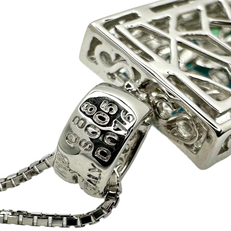 エメラルド 計0.88ct サファイア 計0.05ct ダイヤモンド 計0.16ct ネックレス K18WGホワイトゴールド 18金 6.2g 45cm レディース
【中古】【真子質店】【NN】




【YYx】