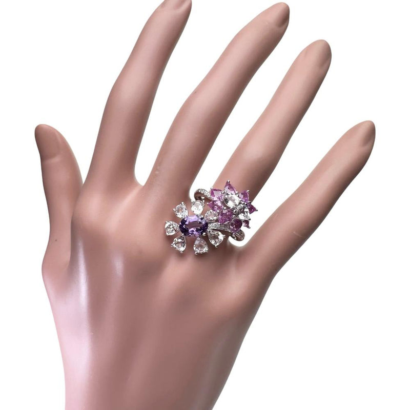13.5号 ピンクサファイア 計1.09ct モルガナイト 計4.92ct アメジスト リング・指輪 K18WGホワイトゴールド 18金 6.7g レディース
【中古】【真子質店】【NN】




【MiTMo】