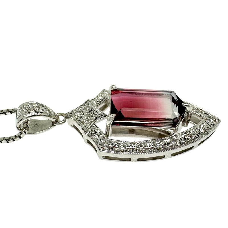 パーティカラードトルマリン 4.32ct ダイヤモンド 計0.15ct ネックレス K18WGホワイトゴールド 18金 9.5g 45cm レディース
【中古】【真子質店】【NN】




【IxDMo】