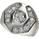 20.5号 中央ダイヤモンド (推定H-SI1) 0.391ct ダイヤモンド 計0.60ct リング・指輪 Pt900プラチナ 32.0g メンズ
【中古】【真子質店】【NN】




【IKMaMi】