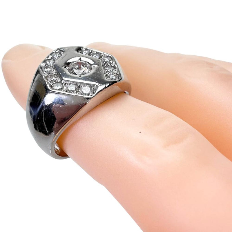 20.5号 中央ダイヤモンド (推定H-SI1) 0.391ct ダイヤモンド 計0.60ct リング・指輪 Pt900プラチナ 32.0g メンズ
【中古】【真子質店】【NN】




【IKMaMi】
