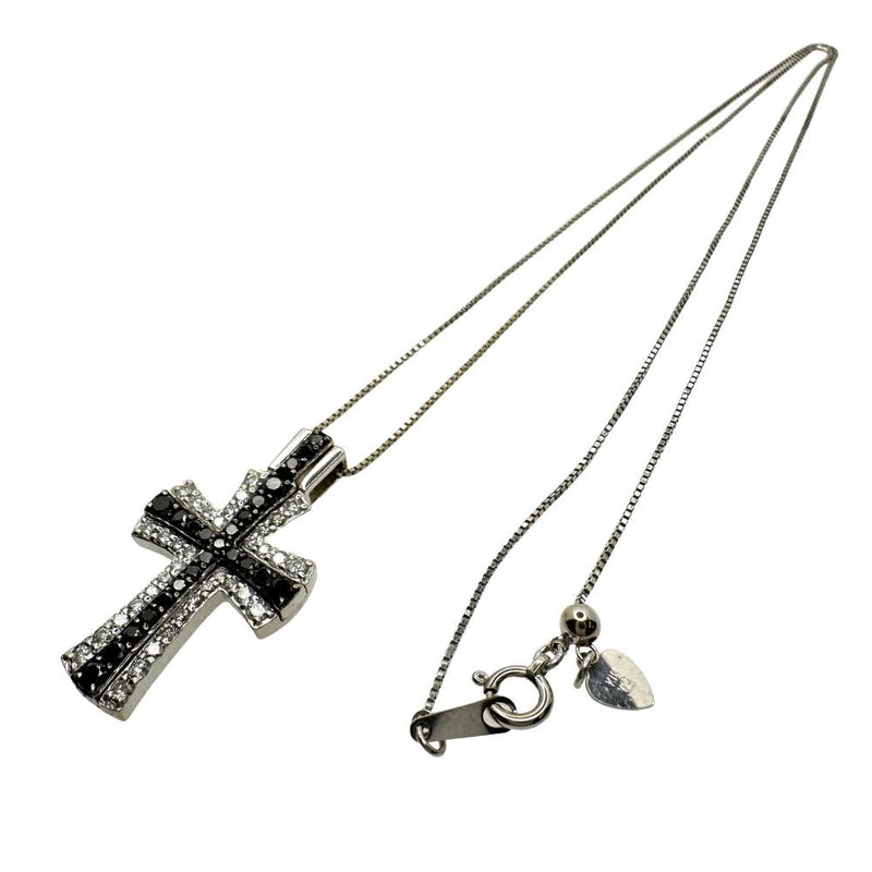 ★★最終特価品 クロス セパレート ダイヤモンド 計0.60ct ブラックダイヤモンド 計0.53ct ネックレス K18WGホワイトゴールド 18金 8.5g 46cm レディース
【中古】【真子質店】【NN】




【IIxx】