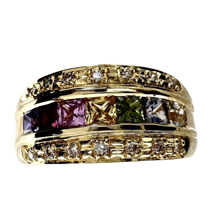 ★★最終特価品 15号 マルチサファイヤ 1.19ct ダイヤモンド 0.13ct リング・指輪 K18ゴールド 18金 8.6g レディース
【中古】【真子質店】【NN】




【SMaMo】