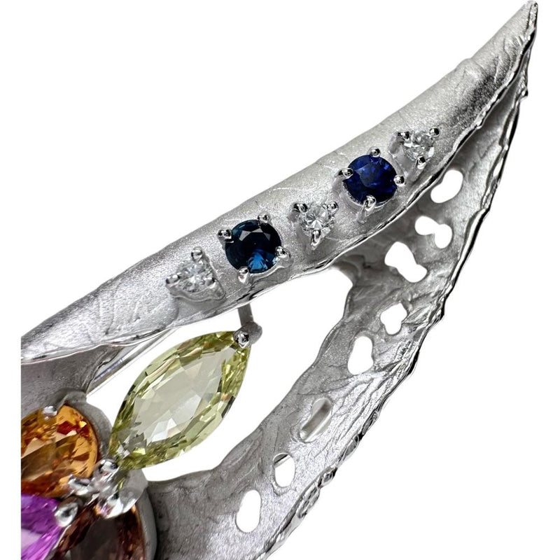 ★★最終特価品 ペンダント兼用 マルチサファイア 計4.56ct ダイヤモンド 計0.08ct ブローチ K18WGホワイトゴールド 18金 10.5g レディース
【中古】【真子質店】【NN】




【IxDMo】