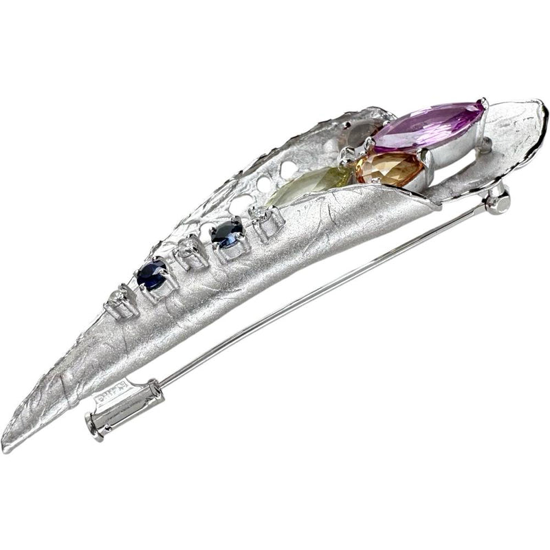 ★★最終特価品 ペンダント兼用 マルチサファイア 計4.56ct ダイヤモンド 計0.08ct ブローチ K18WGホワイトゴールド 18金 10.5g レディース
【中古】【真子質店】【NN】




【IxDMo】