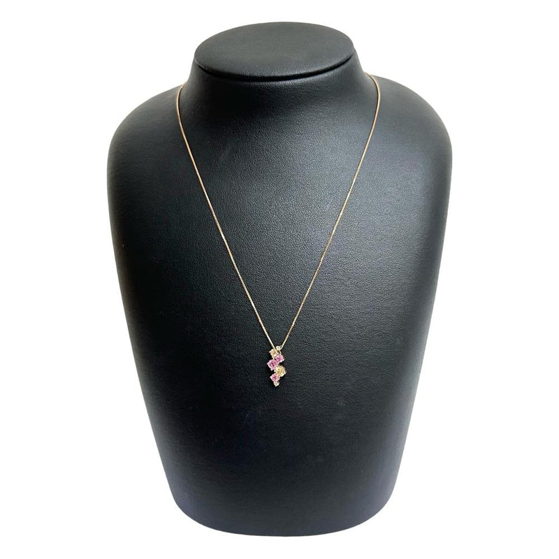 マルチサファイヤ ダイヤモンド 計0.02ct ネックレス K18ゴールド 18金 3.5g 44.5cm レディース
【中古】【真子質店】【NN】




【MaMax】