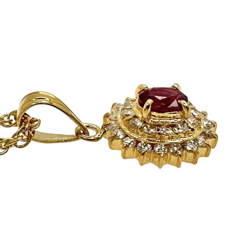 ルビー ダイヤモンド 0.18ct ネックレス K18ゴールド 18金 3.0g 40cm レディース
【中古】【真子質店】【NN】




【TMiY】