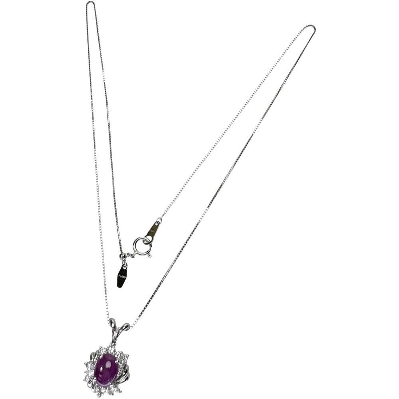 パープルスターサファイア 1.80ct ダイヤモンド 0.47ct ネックレス Pt900プラチナ/Pt850プラチナ 6.1g 45cm レディース
【中古】【真子質店】【NN】




【DDx】