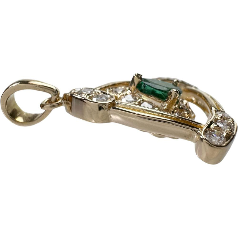 エメラルド 0.23ct ダイヤモンド 0.4ct ペンダントトップ K18ゴールド 18金 3.3g レディース
【中古】【真子質店】【NN】




【DDx】