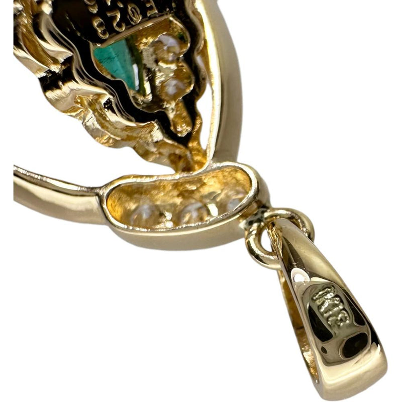 エメラルド 0.23ct ダイヤモンド 0.4ct ペンダントトップ K18ゴールド 18金 3.3g レディース
【中古】【真子質店】【NN】




【DDx】