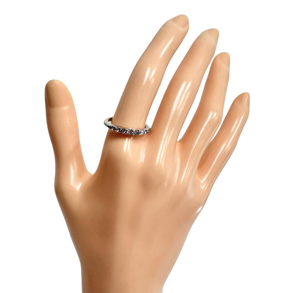 12号 ピンクダイヤモンド 計0.30ct リング・指輪 Pt900プラチナ 4.0g 