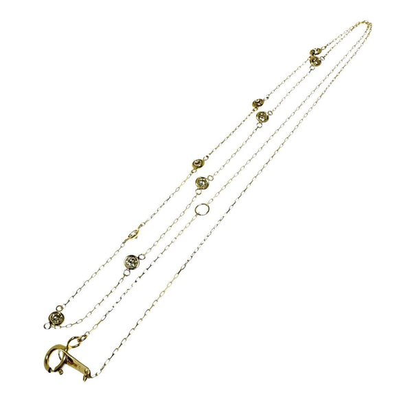 ステーションデザイン ダイヤモンド 計0.50ct ネックレス K18ゴールド 18金 1.0g 44cm レディース
【中古】【真子質店】【NN】




【TSK】