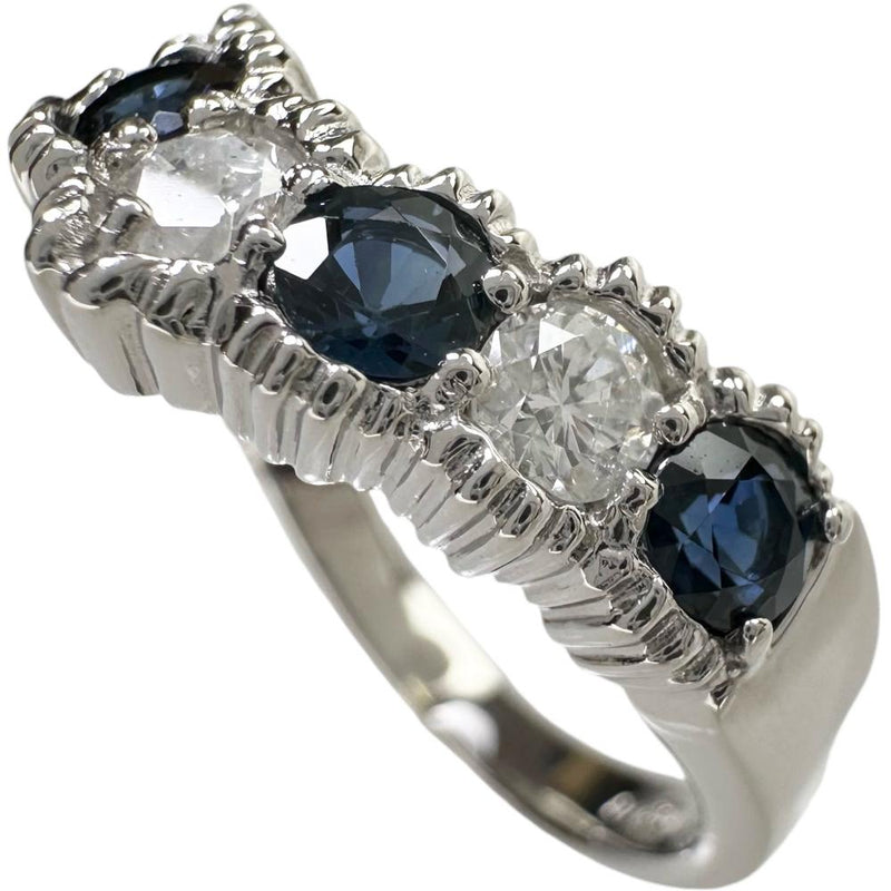 11号 サファイア 計0.62ct ダイヤモンド 計0.30ct リング・指輪 Pt900プラチナ 6.2g レディース
【中古】【真子質店】【NN】




【MaKD】