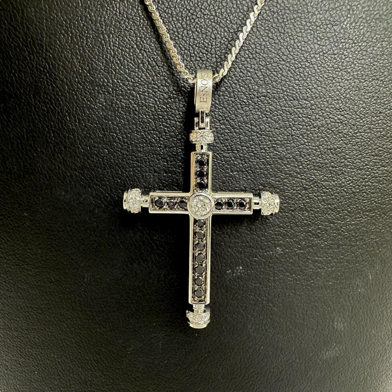 E-NO'S/イーノス クロス  ダイヤモンド 0.12/計0.50ct ブラックダイヤモンド 計0.30ct ペンダントトップ K18WGホワイトゴールド 18金 6.4g レディース
【中古】【真子質店】【NN】




【MiDK】