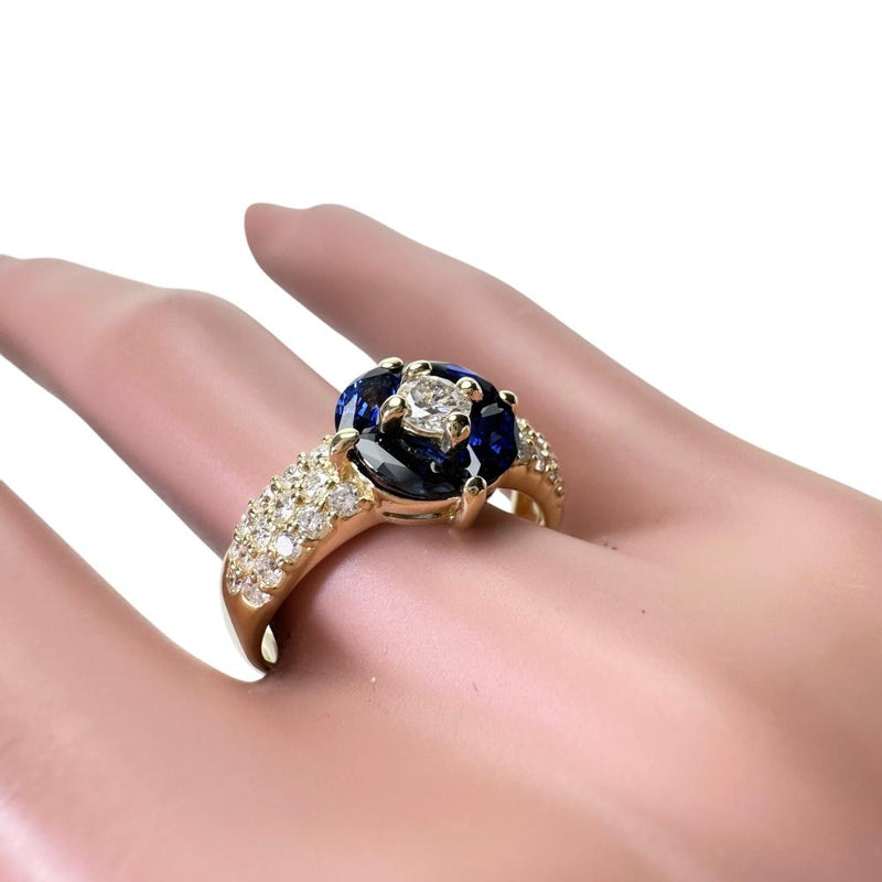 16号 サファイア 1.10ct ダイヤモンド 計0.70ct リング・指輪 K18YGイエローゴールド 18金 5.0g レディース
【中古】【真子質店】【NN】




【KTY】