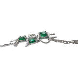 エメラルド 計0.30ct ダイヤモンド 計0.01ct ネックレス K18WGホワイトゴールド 18金 1.3g 40cm レディース
【中古】【真子質店】【NN】




【IMaT】