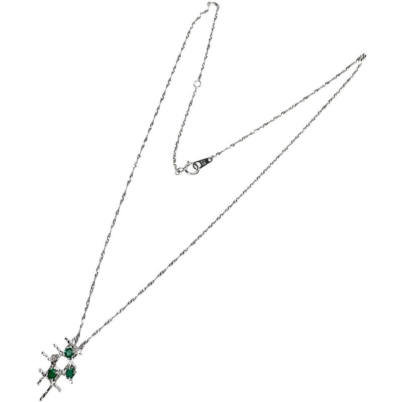 エメラルド 計0.30ct ダイヤモンド 計0.01ct ネックレス K18WGホワイトゴールド 18金 1.3g 40cm レディース
【中古】【真子質店】【NN】




【IMaT】
