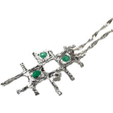 エメラルド 計0.30ct ダイヤモンド 計0.01ct ネックレス K18WGホワイトゴールド 18金 1.3g 40cm レディース
【中古】【真子質店】【NN】




【IMaT】