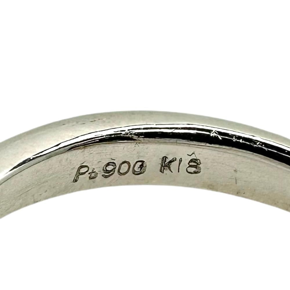 12号 エメラルド 0.25ct ダイヤモンド 計0.29ct リング・指輪 K18ゴールド 18金/Pt900プラチナ 5.7g レディー –  真子質店 PawnShopMAKO