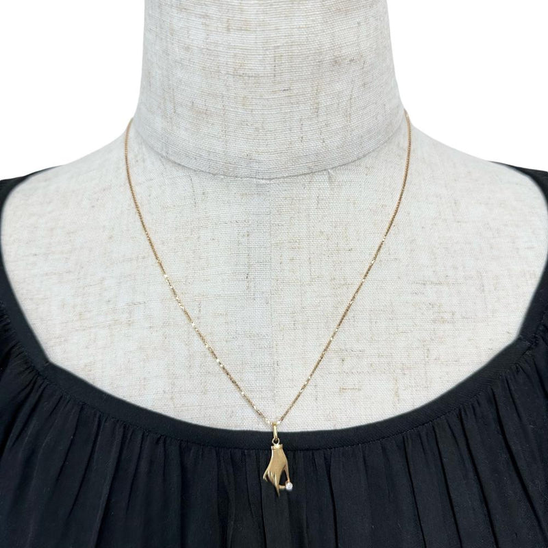 ハンドモチーフ ダイヤモンド ネックレス K18ゴールド 18金 4.4g 45cm レディース
【中古】【真子質店】【NN】




【DTS】