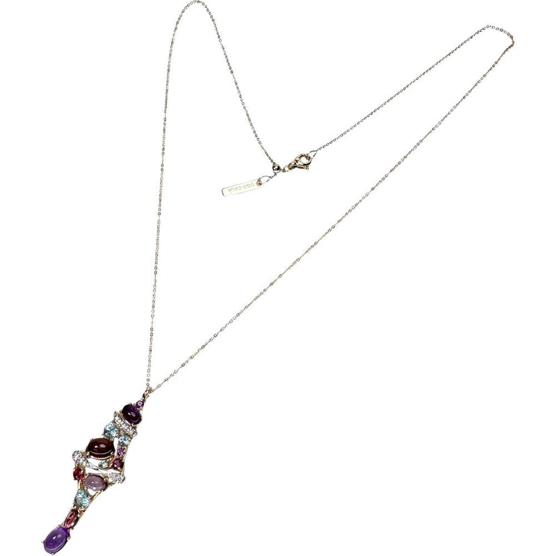UGO CALA /ウゴカラ マルチストーン 計4.43ct ダイヤモンド 計0.13ct ガーネット ネックレス K18PGピンクゴールド 18金/K18WGホワイトゴールド 18金 8.1g 45cm レディース
【中古】【真子質店】【NN】




【MiDK】