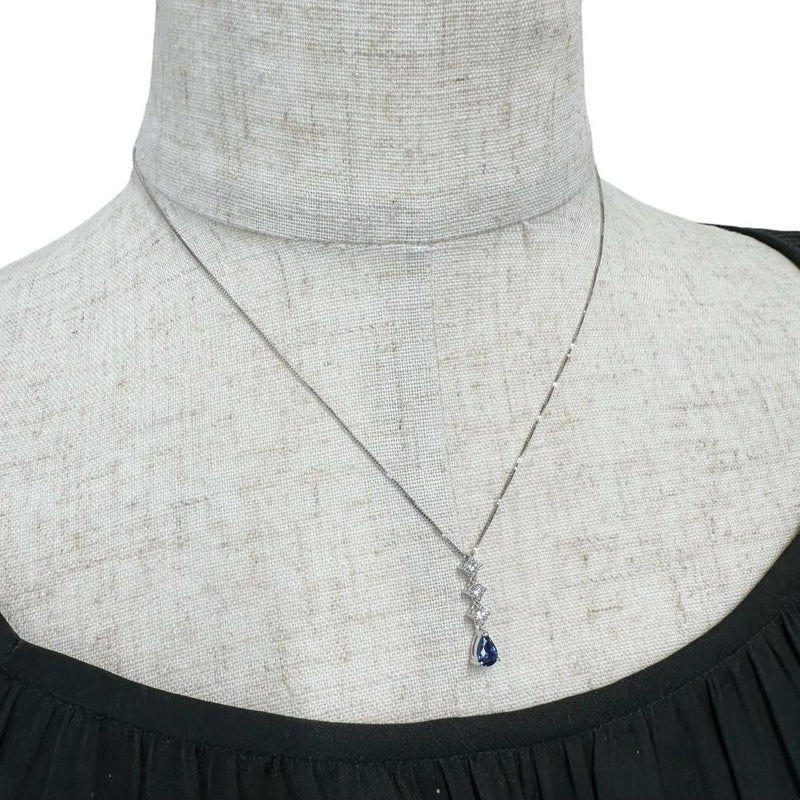 サファイア 0.45ct ダイヤモンド 0.25ct ネックレス K18WGホワイトゴールド 18金 2.2g 40cm レディース
【中古】【真子質店】【NN】




【MaMoT】