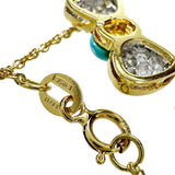 リボンモチーフ トルコ石/ターコイズ ダイヤモンド 計0.25ct ネックレス K18ゴールド 18金 4.3g 41.5cm レディース
【中古】【真子質店】【NN】




【DSMo】