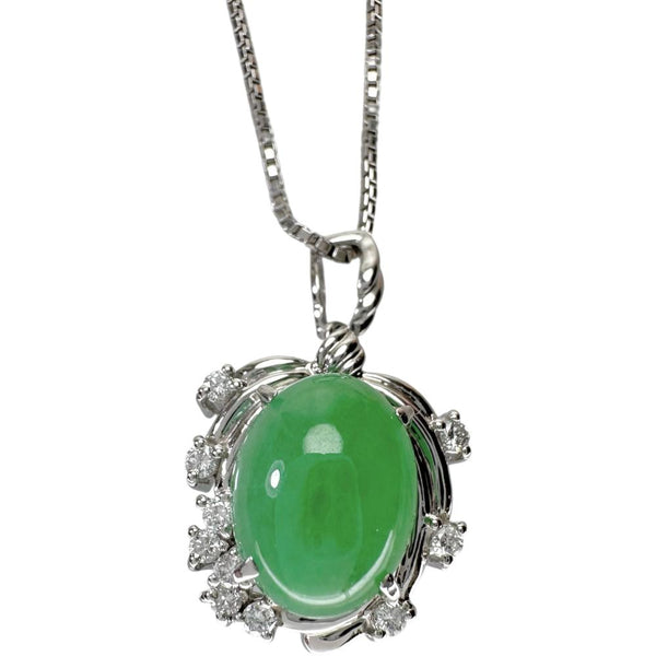 ヒスイ 4.50ct ダイヤモンド 0.19ct ネックレス Pt900プラチナ 8.4g 40.5cm レディース
【中古】【真子質店】【NN】




【KST】