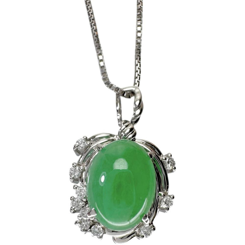 ヒスイ 4.50ct ダイヤモンド 0.19ct ネックレス Pt900プラチナ 8.4g 40.5cm レディース
【中古】【真子質店】【NN】




【KST】