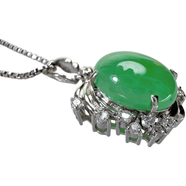 ヒスイ 4.50ct ダイヤモンド 0.19ct ネックレス Pt900プラチナ 8.4g 40.5cm レディース
【中古】【真子質店】【NN】




【KST】
