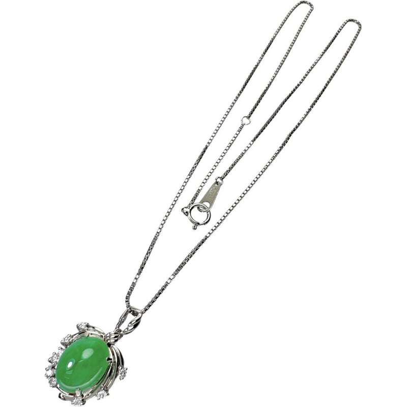 ヒスイ 4.50ct ダイヤモンド 0.19ct ネックレス Pt900プラチナ 8.4g 40.5cm レディース
【中古】【真子質店】【NN】




【KST】