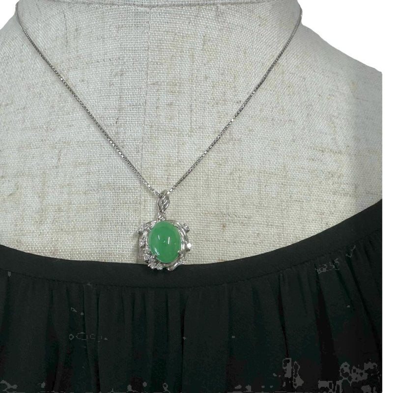 ヒスイ 4.50ct ダイヤモンド 0.19ct ネックレス Pt900プラチナ 8.4g 40.5cm レディース
【中古】【真子質店】【NN】




【KST】